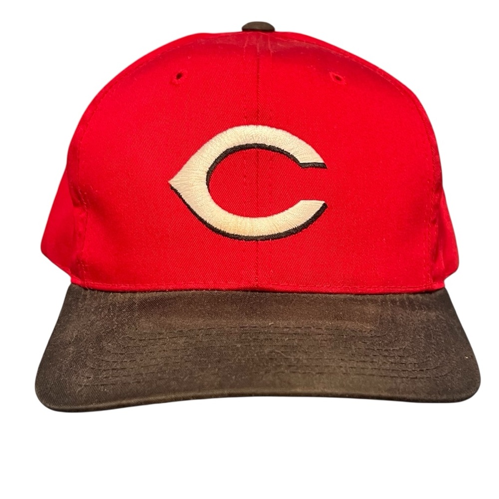 Cincinnati Reds Baseball Hat Logo Athletic MLB Genuine Merchandise Adjustable